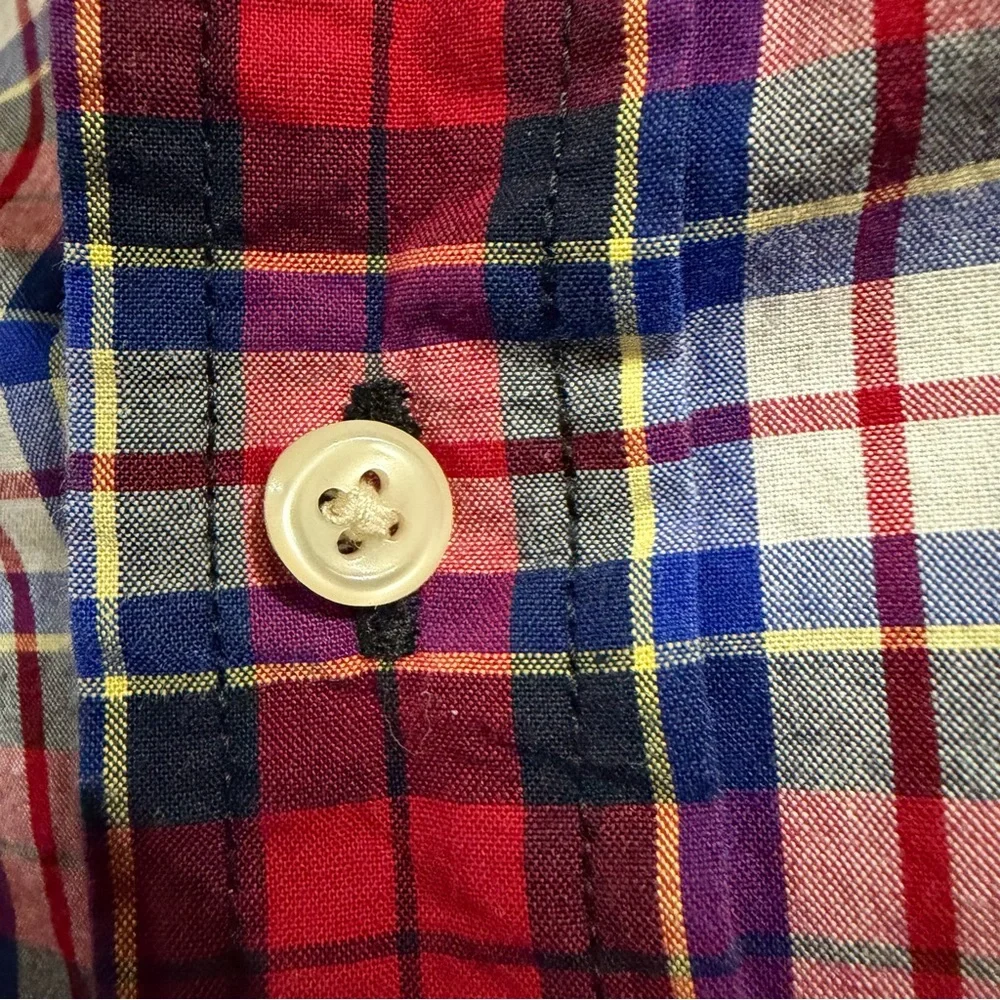 Ralph Lauren Red and Blue Plaid Shirt